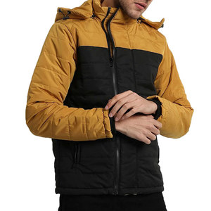 Chaqueta de hombre de última tendencia, larga, con bolsillos laterales, acolchada, gruesa, de tela suave, con cremallera, en oferta, diseño moderno. - Product Image 3