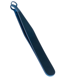 Pinces à épiler professionnelles à pointe ronde en acier inoxydable de qualité chirurgicale pour une sécurité et une précision accrues, pinces à épiler pour les poils du visage pour hommes et femmes - Product Image 1