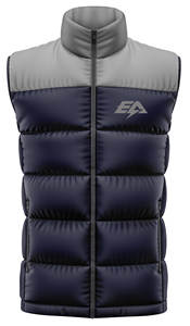 เสื้อกั๊กแจ็กเก็ตขนเป็ดแขนกุดสำหรับผู้ชายซักได้สำหรับฤดูหนาวทำจาก100% โพลีเอสเตอร์ - Product Image 2