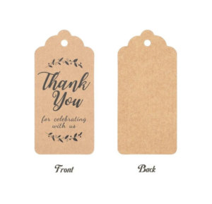 Tarjetas de Felicitación de Papel Impresas Personalizadas y Etiquetas de Agradecimiento, Impresión Offset, Etiquetas para Ropa, para Regalos de Boda, Empaquetado de Boutique - Product Image 3