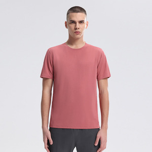 T-shirt pour homme tendance très demandé, couleurs unies, haute qualité, manches courtes, col rond, streetwear décontracté d'été - Product Image 1