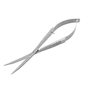 Tijeras de Manicura Profesionales de Acero Inoxidable con Punta Fina para Cutículas y Cejas, Color Negro Personalizado - Product Image 5