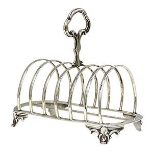 Support à pain multifonctionnel en métal argenté à 5 niveaux pour le rangement de la vaisselle de cuisine avec un design moderne - Product Image 2