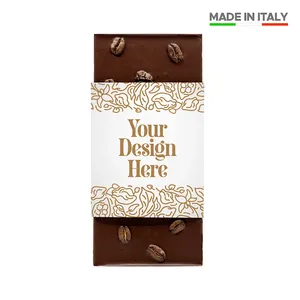Tablet di Fondente Scuro Personalizzato da 80g per Promozione Alimentare e Merchandising Dolciario - Product Image 1