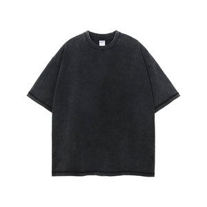 Nouveau T-shirt de sport pour homme, T-shirt à manches courtes surdimensionné pour l'entraînement, T-shirt décontracté à col rond en coton - Product Image 3