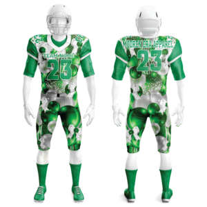 Traje deportivo para hombre Cómodo 100% Poliéster Uniforme de fútbol americano Corto Transpirable Técnicas impresas Nuevos conjuntos de uniformes - Product Image 3