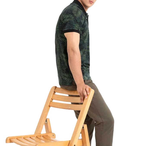 Moda de verano de moda para hombres para Polos Cómodo ajuste de punto impreso para hombres grandes y altos de talla grande - Product Image 4