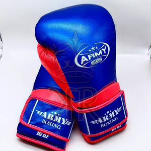 Guantes de boxeo profesionales Hombres Entrenamiento Guantes DE LUCHA Cuero original Transpirable - Product Image 4