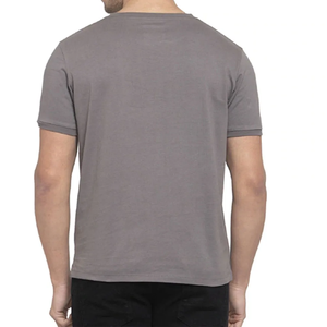 เสื้อยืดผู้ชายผ้าฝ้าย สตรีทแวร์ ฤดูร้อน สไตล์ลำลอง ทรงหลวม แขนสั้น น้ำหนักเบา สวมใส่สบาย เนื้อผ้านุ่ม รับผลิตแบบ OEM ODM พร้อมสกรีนโลโก้ตามสั่ง - Product Image 3