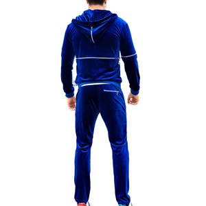 Survêtements en velours/velours côtelé de couleur bleu royal, entièrement personnalisés, design unique, confortables, tendance, tissu écologique - Product Image 4