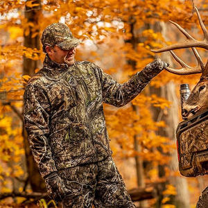 Chaqueta de camuflaje de alta calidad para hombre, chaqueta de forro polar, talla 5XL, para caza. - Product Image 5