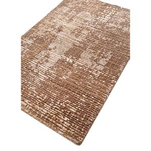 Uvenuti Abstract Pattern Beige & <b>Brown</b> Hand Knotted <b>Wool</b> & Bamboo Silk Rug for Home LRB-1670 - Product Image 2