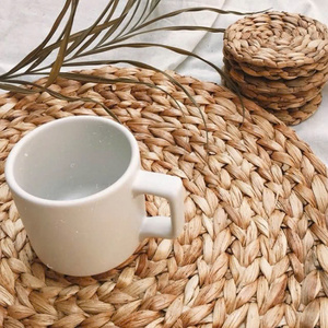 Eco-friendly, Sustainable Water Hyacinth Round <b>Placemat</b> With Best Price From <b>BLUE</b> LOTUS Vietnam - Product Image 5