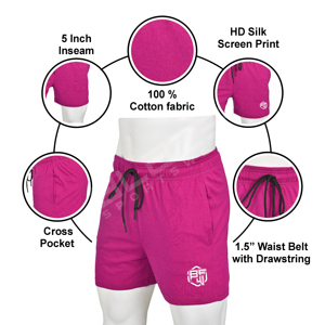 Wholesale Solid Cotton French Terry <b>Shorts</b> | Custom Men’s Athletic <b>Shorts</b> | Comfortable Workout Wear Sportswear 2026 New - Product Image 6