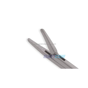 Porte-aiguilles manuel à mâchoires droites revêtues de TC, avec verrouillage, tige de 5 mm, longueur de travail de 6,5'' (16,5 cm), acier inoxydable, 11,65'' (29,6 cm) - Product Image 6