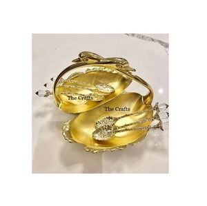 Tazón Decorativo de Latón Dorado de Diseño Ventajoso, Tamaño y Forma Personalizados, para Uso en el Hogar, Hoteles y Restaurantes - Product Image 1