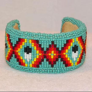 Perles géométriques de style ethnique réglable pour femmes pour bracelet breloque de bijoux de mode à la mode avec perles de rocaille - Product Image 1