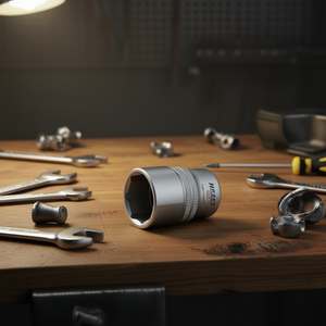 Hazet 1/2'' 6-Point Square <b>Socket</b> with Traction Profile and Knurling - Product Image 3