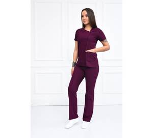 Uniformes Médicos Unisex Transpirables de la Mejor Calidad, Conjuntos de Uniformes de Enfermería OEM 2025, Trajes Quirúrgicos al por Mayor Personalizados de Poliéster/Algodón - Product Image 2