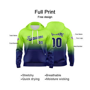 Sudadera con Capucha Extra Grande de 340 GSM con Logotipo Personalizado, Sudadera de Algodón Grueso para Hombre, Sudadera Unisex de Estilo Urbano con Bordado e Impresión - Product Image 2