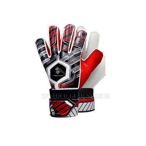Vente flash Gants de gardien de but professionnels de haute qualité en cuir hybride avec protection des doigts pour le football - Product Image 3