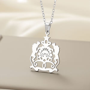 Pendentif en argent sterling 925 avec logo personnalisé, moissanite, plaqué or 14 carats, bijoux minimalistes pour femmes, hommes, unisexe - Product Image 1