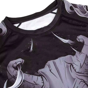 Camiseta de compresión (Rash Guard) personalizada al por mayor para hombre para BJJ Jiu Jitsu MMA Jiujitsu - Product Image 6