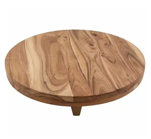 Serveur Susan paresseux en bois de taille personnalisée à un niveau plaque de chargeur de vente chaude de haute qualité fiable pour le cadeau de retour à vendre - Product Image 3