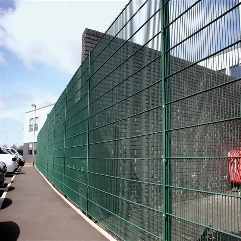 hot sale galvanized powder coated 2d fence panels ral 7016 welded 868/656/545 twin bar wire mesh 2d double welded fence
