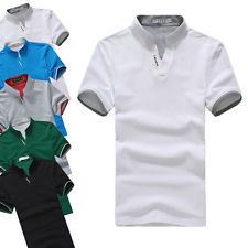 Polos personnalisés unisexes, t-shirts unis en coton 100%, vente en gros, t-shirts à manches courtes, polos pour hommes, polos vierges - Product Image 4