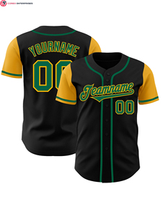 Ensembles de maillots de baseball et de softball à sublimation bicolore authentique blanc-or royal pour hommes et femmes - Product Image 5