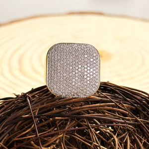 แหวนเงินแท้ VVS Moissanite 925 10K ชุบทอง - Product Image 3