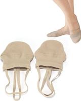 Chaussures demi-semelle tricotées, chaussettes pour compétition de gymnastique rythmique professionnelle ou danse de Ballet