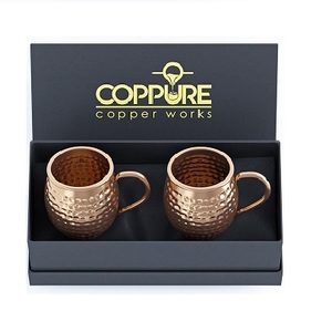 Taza de café de cerámica con aislamiento de cobre hecha a mano con estilo, tapa a prueba de fugas, aislamiento térmico de 6 horas para regalos de entusiastas del café - Product Image 1