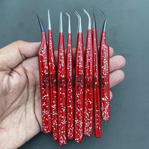 Custom Logo Professional <b>Eyelash</b> Tweezers Premium Lash <b>Applicator</b> Tools for Salon & Beauty Professionals - Product Image 6