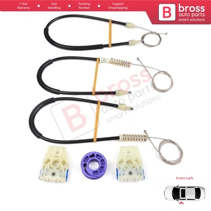 ชุดซ่อมกระจกหน้าต่าง BWR5058ด้านหน้าซ้ายสำหรับ MK5โปโล Veno 6R 6C 61 2009-2022 4/5 6R4837461ประตู - Product Image 2