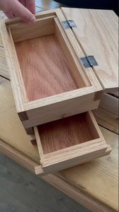 Bonito Paquete de regalo con logotipo personalizado de fábrica más vendido, cajas de almacenamiento de madera profesionales al por mayor para joyería, varios estilos - Product Image 4