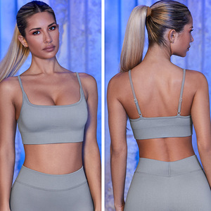 ชุดเลกกิ้งเอวยางยืดลายสีพื้นระบายอากาศได้ดีชุดกีฬาโยคะสำหรับผู้หญิงใหม่ - Product Image 6