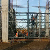 Système de coffrage pour dalles, matériaux réglables et réutilisables, construction conviviale
