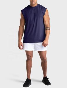 Camiseta Deportiva de Verano para Hombre, de Alta Calidad, de Poliéster y Algodón, Transpirable, de Compresión, Tejida, Informal, Ecológica, Antibolitas - Product Image 3