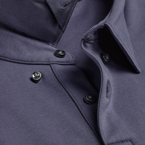 T-shirts pour hommes à manches longues, coupe classique, 100% coton éponge, uni, mauve foncé, vente en gros, t-shirts personnalisés pour hommes, faible MOQ - Product Image 4