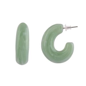 Pendientes de resina en forma de lágrima transparente con inclusiones botánicas Pendientes de resina con lámina de cobre y mezcla de flores al costo más bajo - Product Image 2