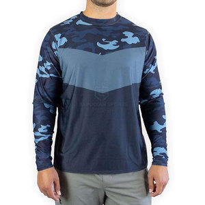 2025 verano diseño personalizado Spandex/poliéster UPF 50 secado rápido ligero transpirable impermeable pesca Camisas manga larga - Product Image 1
