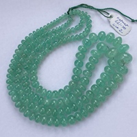 6mm 12mm Natural verde ruso Esmeralda piedra suave Rondelle cuentas collar de hilo precioso para joyería cuentas de piedra Real Alibaba