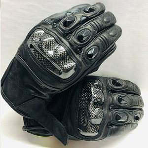 Nueva llegada de cuero genuino pantalla táctil antideslizante guantes de moto Unisex cuatro estaciones personalizables de alta calidad - Product Image 4