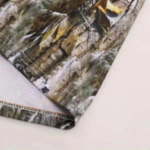 Camiseta de Manga Corta con Cuello Redondo, Estilo Casual, Camuflaje Gráfico, Corte Cuadrado Holgado, Personalizada para Hombre - Product Image 4