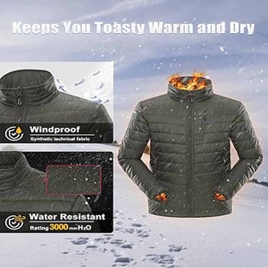 Veste bouffante surdimensionnée pour hommes, veste bouffante à la mode OEM, veste bouffante veste bouffante personnalisée veste d'hiver bouffante - Product Image 3