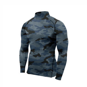 Camisetas de Compresión Deportivas Personalizadas Fabricadas por OEM al por Mayor - Product Image 1
