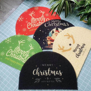 ผ้าคลุมฐานต้นคริสต์มาสลายเกล็ดหิมะ ผ้าเนื้อนุ่ม ทรงกลม สำหรับตกแต่งภายในบ้านในช่วงเทศกาลวันหยุด - Product Image 2