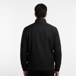 Veste moderne en toile pour hommes, vêtements d'extérieur décontractés et respirants, design avec logo personnalisé, streetwear stylé, manteau d'hiver, vente en gros - Product Image 2